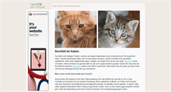 Desktop Screenshot of durchfallbeikatzen.com